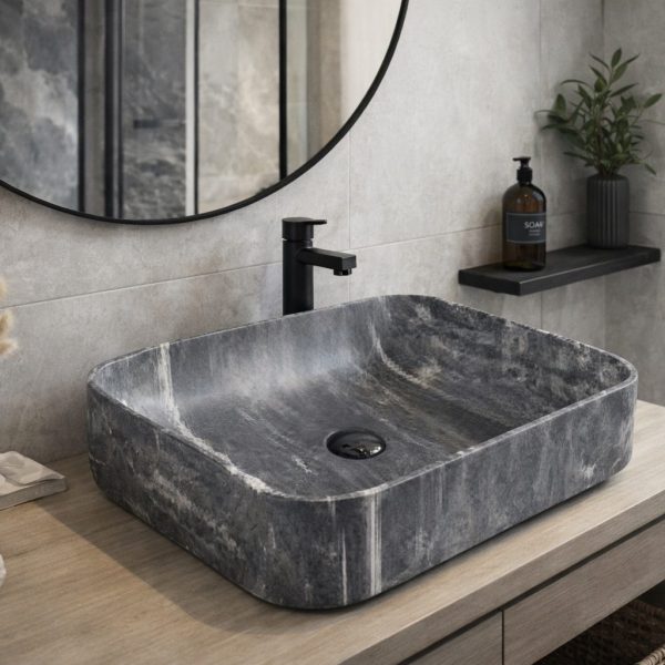 Dallas Rectangular Negro WM-1003