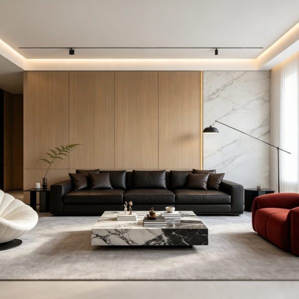 ArtePlano wood-effect wall panel (walnut)
