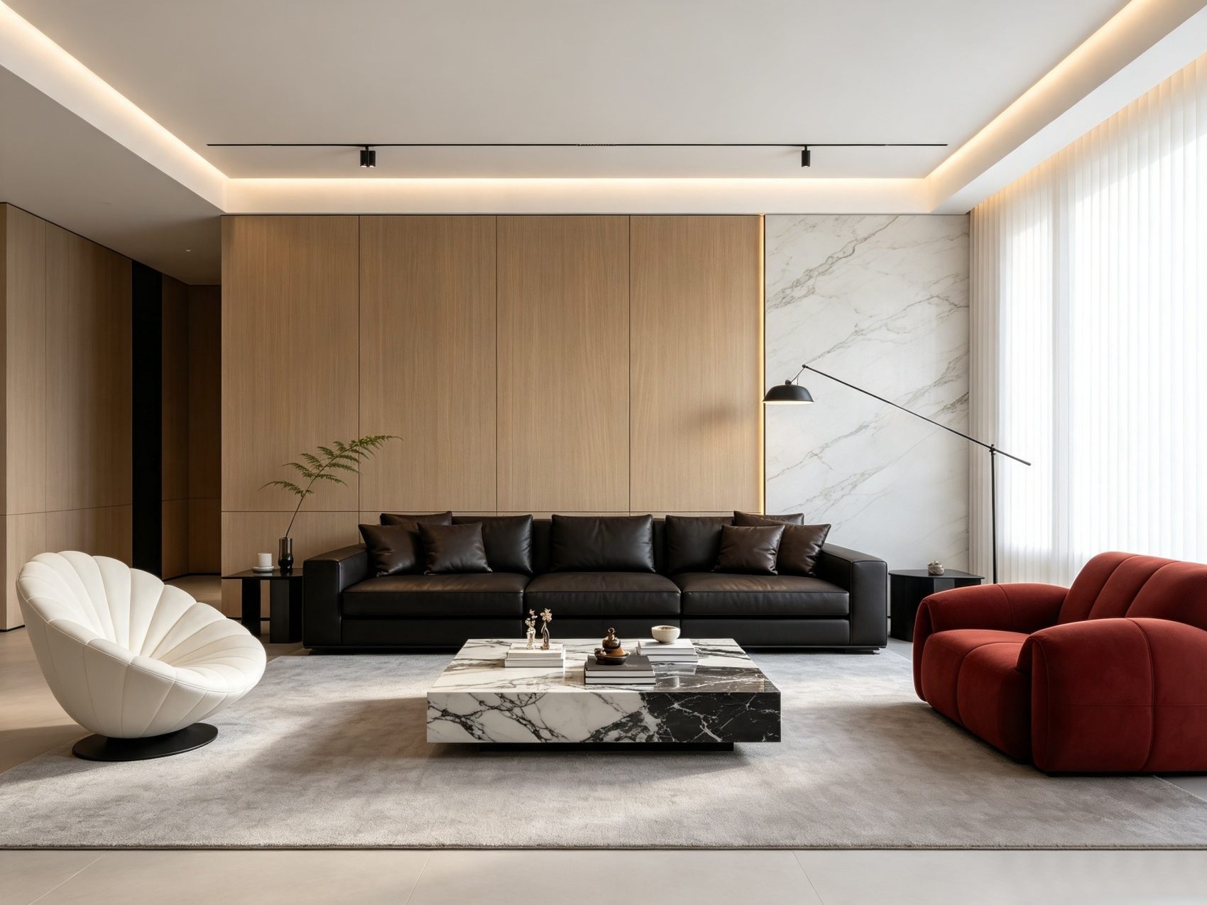 ArtePlano wood-effect wall panel (walnut)